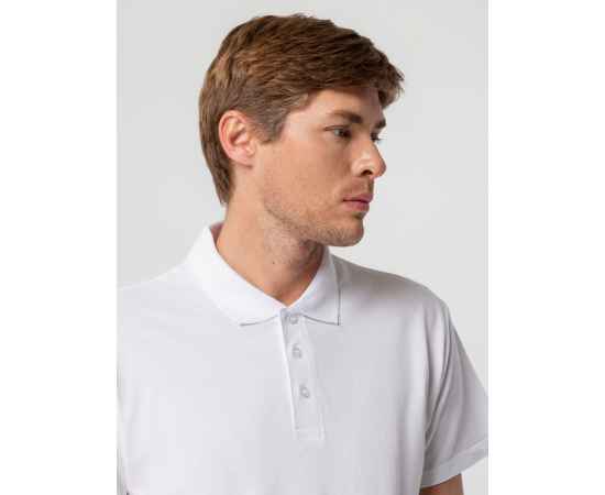 Рубашка поло мужская Spring 210, белая G_1898.608, Цвет: белый, Размер: S, изображение 7