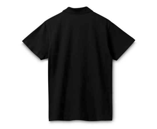 Рубашка поло мужская Spring 210, черная G_1898.308, Цвет: черный, Размер: 5XL, изображение 2