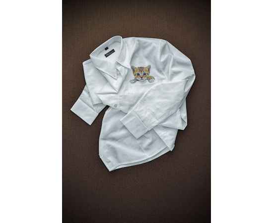 Рубашка мужская с длинным рукавом Bel Air белая, размер S, Цвет: белый, Размер: S, изображение 7