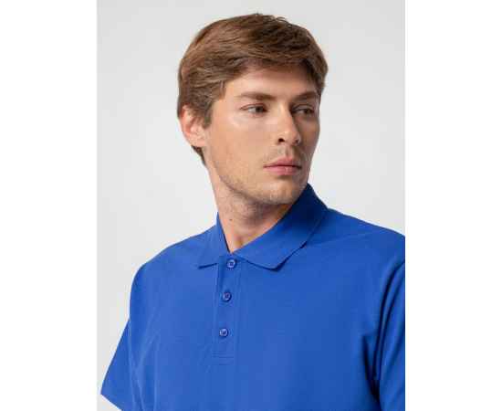 Рубашка поло мужская Spring 210, ярко-синяя (royal) G_1898.444, Цвет: синий, Размер: M, изображение 7