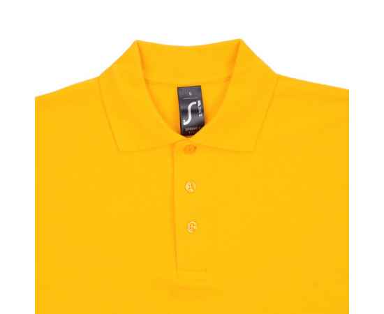 Рубашка поло мужская Spring 210, желтая G_1898.805, Цвет: желтый, Размер: XXL, изображение 3