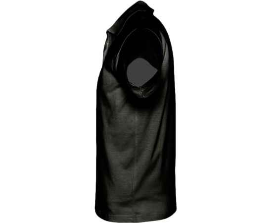 Рубашка поло мужская Prescott Men 170, черная G_6086.301, Цвет: черный, Размер: S, изображение 3