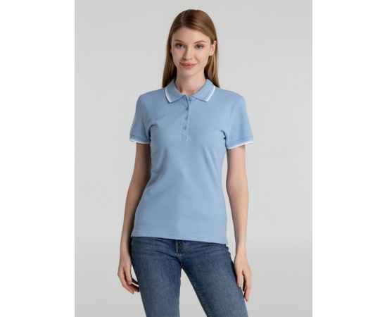 Рубашка поло женская Practice Women 270, голубая с белым G_6084.144, Цвет: голубой, Размер: XL, изображение 3