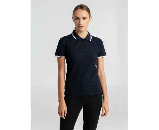 Рубашка поло женская Practice Women 270, темно-синяя с белым G_6084.401, Цвет: темно-синий, Размер: S, изображение 3