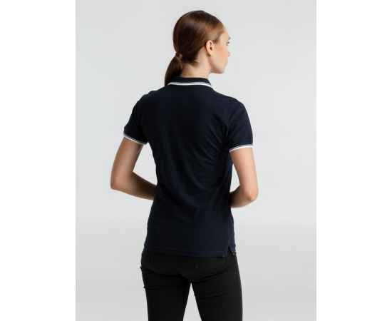 Рубашка поло женская Practice Women 270, темно-синяя с белым G_6084.401, Цвет: темно-синий, Размер: S, изображение 4
