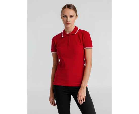Рубашка поло женская Practice Women 270, красная с белым G_6084.501, Цвет: красный, Размер: S, изображение 3