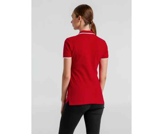 Рубашка поло женская Practice Women 270, красная с белым G_6084.501, Цвет: красный, Размер: S, изображение 4