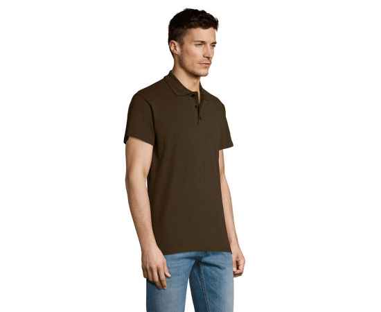Рубашка поло мужская Summer 170 темно-коричневая (шоколад), размер XL, Цвет: коричневый, Размер: XL, изображение 6