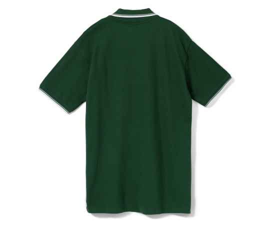 Рубашка поло мужская с контрастной отделкой Practice 270, зеленый/белый G_2502.904, Цвет: зеленый, Размер: XL, изображение 2