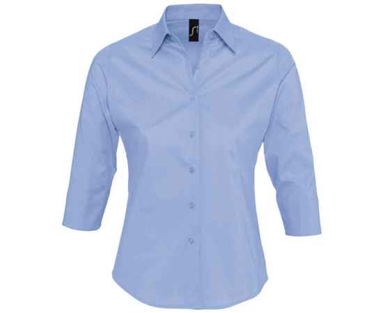 Рубашка женская с рукавом 3/4 Effect 140 голубая, размер XS, Цвет: голубой, Размер: XXL