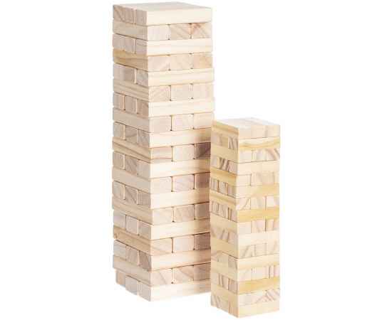Игра «Деревянная башня мини», неокрашенная, Размер: коробка: 18, изображение 3