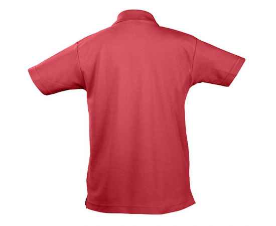 Рубашка поло детская Summer II Kids, красная, на рост 106-116 см, Цвет: красный, Размер: 6 лет (106-116 см), изображение 3