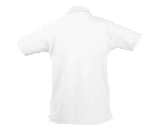 Рубашка поло детская Summer II Kids, белая, на рост 106-116 см, Цвет: белый, Размер: 6 лет (106-116 см), изображение 3