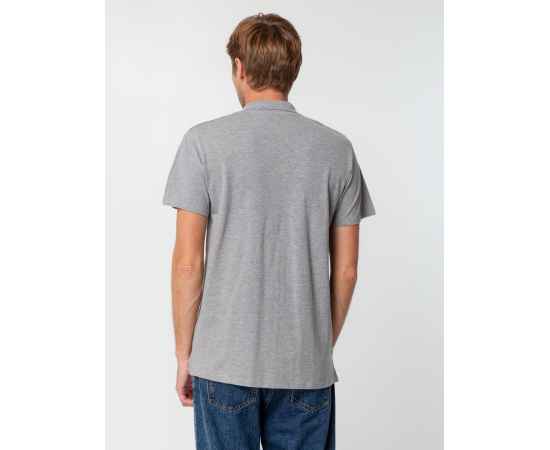 Рубашка поло мужская Summer 170 серый меланж, размер M, Цвет: серый меланж, Размер: M, изображение 6