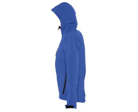 Куртка женская с капюшоном Replay Women ярко-синяя, размер S, Цвет: синий, Размер: S, изображение 3