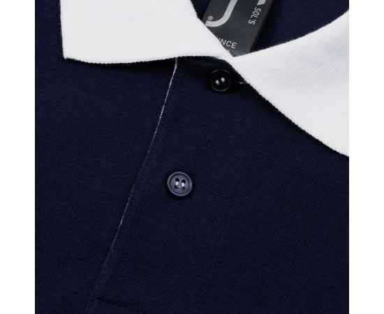 Рубашка поло Prince 190, темно-синяя с белым G_6085.462, Цвет: темно-синий, Размер: M, изображение 3