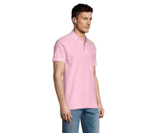 Рубашка поло мужская Summer 170 розовая, размер S, Цвет: розовый, Размер: S, изображение 5
