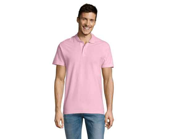 Рубашка поло мужская Summer 170 розовая, размер S, Цвет: розовый, Размер: S, изображение 4