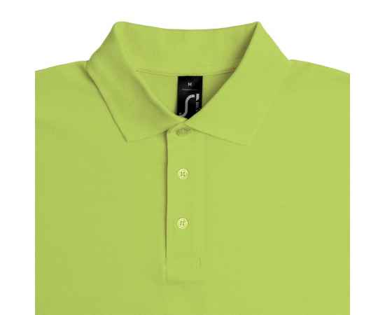 Рубашка поло мужская Summer 170 зеленое яблоко, размер XS, Цвет: зеленое яблоко, Размер: XS, изображение 3