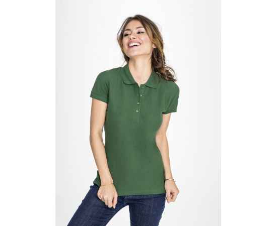 Рубашка поло женская Passion 170, зеленое яблоко G_4798.941, Цвет: зеленое яблоко, Размер: S, изображение 5