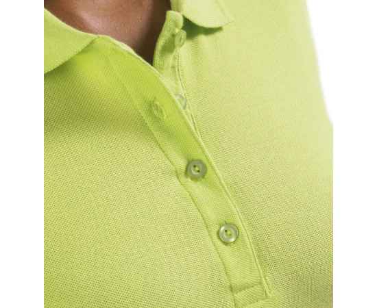 Рубашка поло женская Passion 170, зеленое яблоко G_4798.941, Цвет: зеленое яблоко, Размер: S, изображение 4