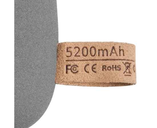 Внешний аккумулятор Pebble 5200 мАч, серый, Цвет: серый, Размер: 11х6х2, изображение 6