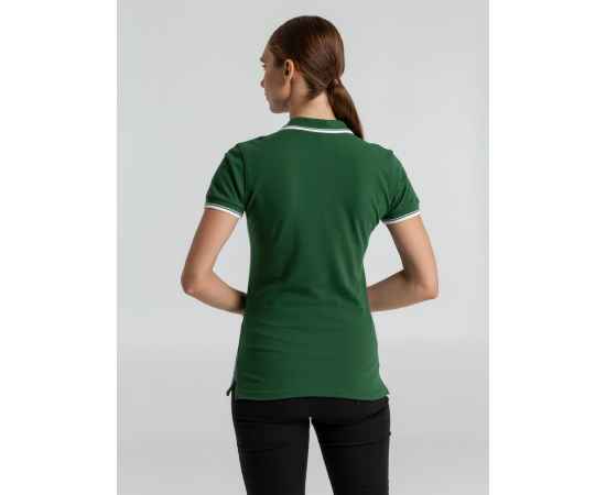 Рубашка поло женская Practice Women 270, зеленая с белым G_6084.904, Цвет: зеленый, Размер: XL, изображение 4