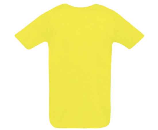 Футболка унисекс Sporty 140 лимонно-желтая, размер 3XL, Цвет: лимонный, Размер: 3XL, изображение 2