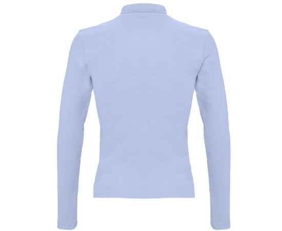 Рубашка поло женская с длинным рукавом Podium 210 голубая G_11317200M, Цвет: голубой, Размер: M, изображение 2