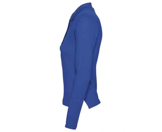 Рубашка поло женская с длинным рукавом Podium 210 ярко-синяя G_11317241M, Цвет: синий, Размер: M, изображение 3