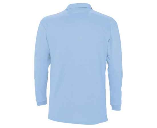 Рубашка поло мужская с длинным рукавом Winter II 210 голубая G_11353200XL, Цвет: голубой, Размер: XL, изображение 2