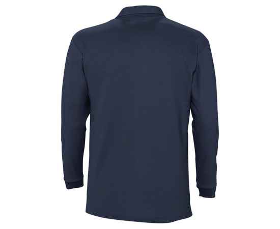Рубашка поло мужская с длинным рукавом Winter II 210 темно-синяя G_11353318XXL, Цвет: темно-синий, Размер: XXL, изображение 2