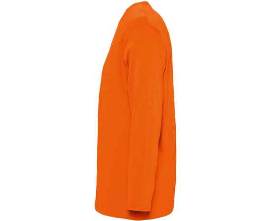Футболка мужская с длинным рукавом Monarch 150 оранжевая, размер XXL, Цвет: оранжевый, Размер: XXL, изображение 3