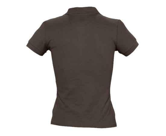 Рубашка поло женская People 210, шоколадно-коричневая G_1895.591, Цвет: коричневый, шоколадный, Размер: S, изображение 2