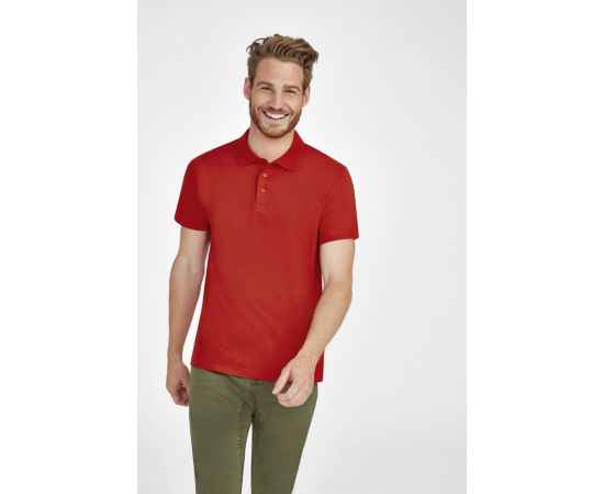 Рубашка поло мужская Prescott Men 170, оранжевая G_6086.202, Цвет: оранжевый, Размер: M, изображение 4