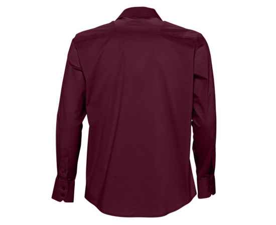 Рубашка мужская с длинным рукавом Brighton, бордовая, размер 4XL, Цвет: бордо, Размер: 4XL, изображение 2
