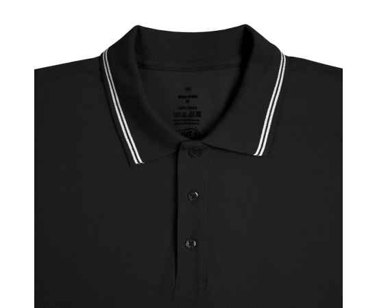 Рубашка поло Virma Stripes, черная, размер XL, Цвет: черный, Размер: S, изображение 3