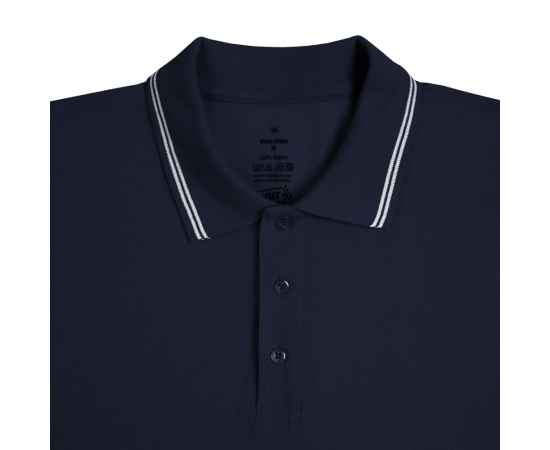 Рубашка поло Virma Stripes, темно-синяя, размер 3XL, Цвет: синий, темно-синий, Размер: 3XL, изображение 3