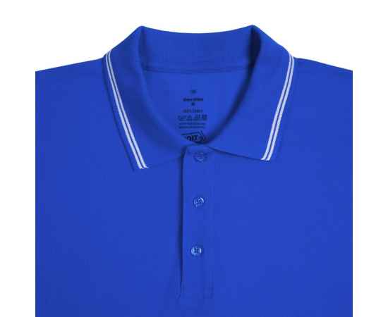 Рубашка поло Virma Stripes, ярко-синяя, размер S, Цвет: синий, Размер: S, изображение 3