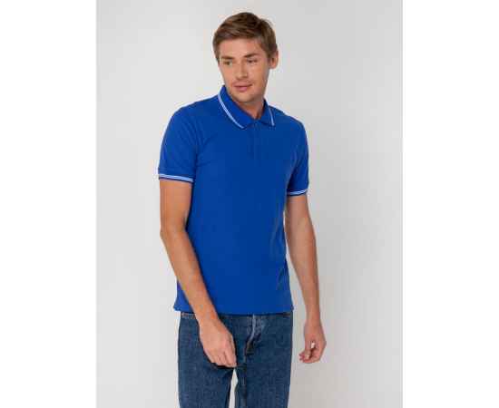 Рубашка поло Virma Stripes, ярко-синяя, размер S, Цвет: синий, Размер: S, изображение 6
