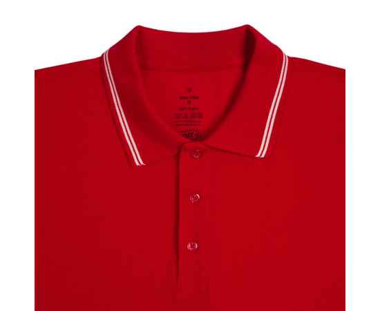 Рубашка поло Virma Stripes, красная, размер XL, Цвет: красный, Размер: S, изображение 3