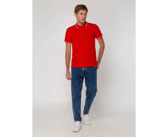 Рубашка поло Virma Stripes, красная, размер XL, Цвет: красный, Размер: XL, изображение 9