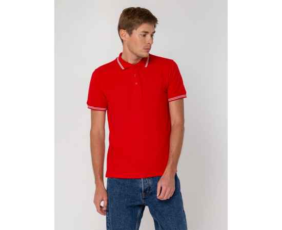 Рубашка поло Virma Stripes, красная, размер XL, Цвет: красный, Размер: S, изображение 6