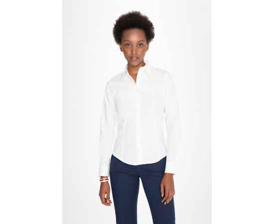 Рубашка женская с длинным рукавом Eden 140 черная, размер XL, Цвет: черный, Размер: XL, изображение 5