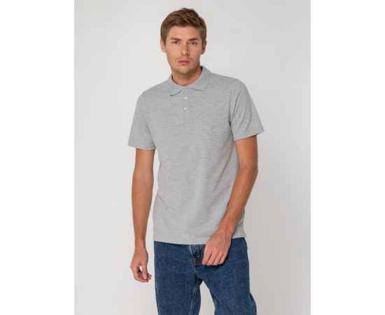 Рубашка поло мужская Virma light, серый меланж, размер M, Цвет: серый меланж, Размер: S, изображение 6