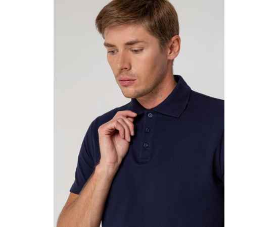 Рубашка поло мужская Virma Light, темно-синяя (navy), размер 4XL, Цвет: синий, темно-синий, Размер: 4XL, изображение 8