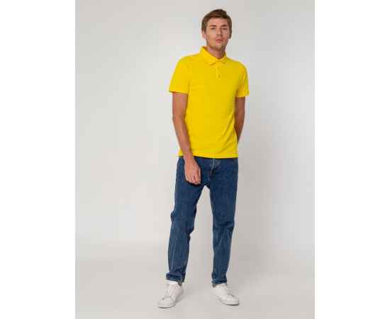 Рубашка поло мужская Virma light, желтая, размер XXL, Цвет: желтый, Размер: XXL, изображение 9