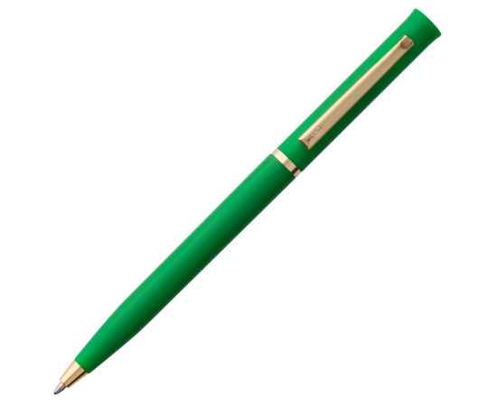 Ручка шариковая Euro Gold, зеленая, Цвет: зеленый, Размер: 13, изображение 3