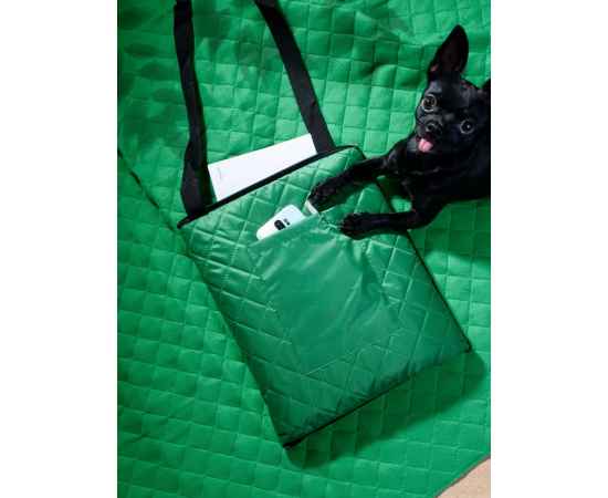 Плед для пикника Soft & Dry, зеленый, Цвет: зеленый, Размер: в разложенном виде: 115х140 см, изображение 5