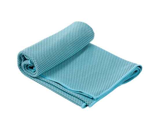 Охлаждающее полотенце Weddell, голубое, Цвет: голубой, Размер: полотенце 80х30 с, изображение 4